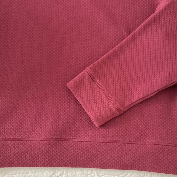 TOSCANO Men's Mock Neck Pullover Textured Sweatshirt/Sweater Berry/Wine XL - Picture 4 of 5